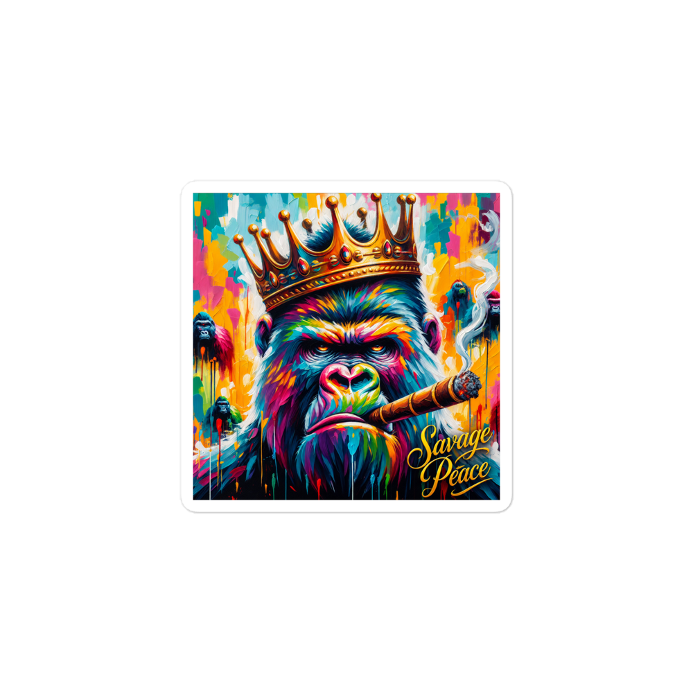 King in Color Sticker