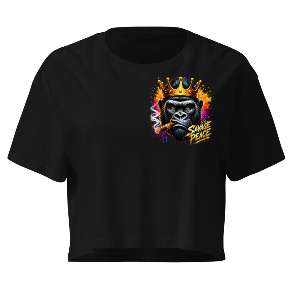 Women’s Crop Top - Gold Crown